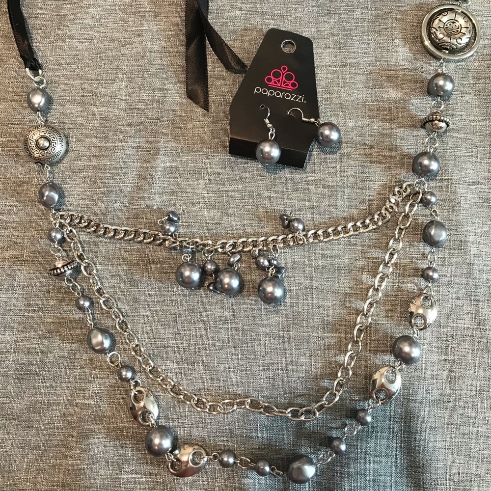 Necklace and matching earrings